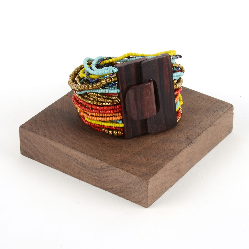 Drizzle Wood Buckle Bracelet 30855