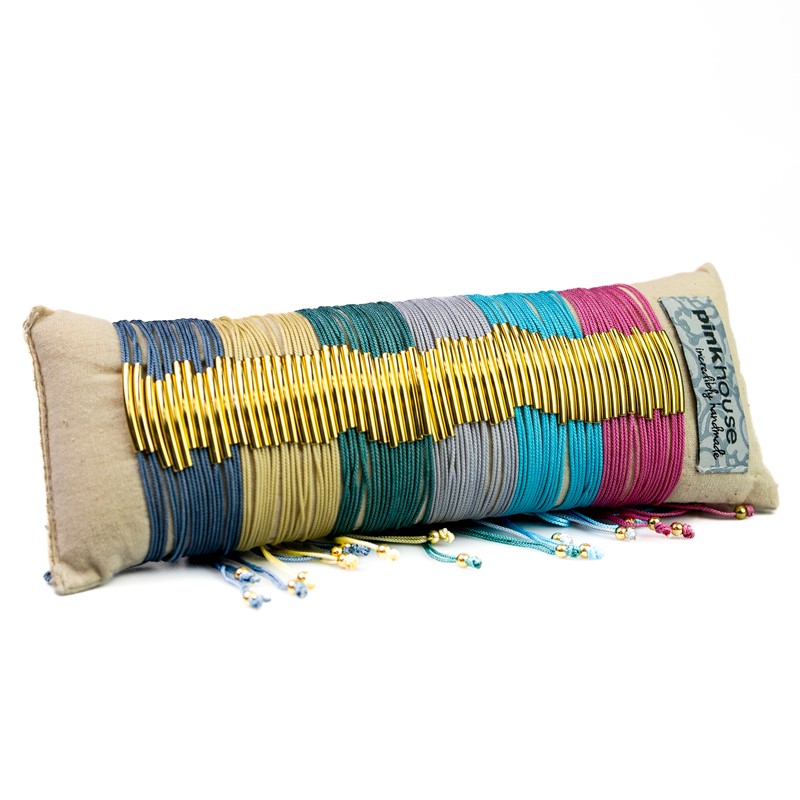 Layla Gold Tube Pull Bracelet 60pk 31466