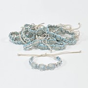 Beach Glass Woven Pull Bracelet 31236 View 2