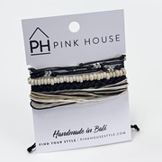 Arm Deco Color Stack Pull Bracelets Set/4 32489 View 2