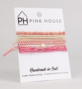 Arm Deco Pearl Color Stacks Pull Bracelets Set/5 32468 View 2