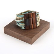 Drizzle Wood Buckle Bracelet 30855 View 3