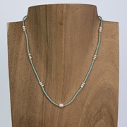 Miyuki Beads with Freshwater Pearl and White Shells Pull Necklace 41380 View 4