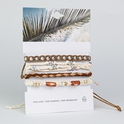 Palm Color Stack Pull Bracelets Set/4 31489 View 4