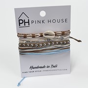 Arm Deco Color Stack Pull Bracelets Set/4 32489 View 5