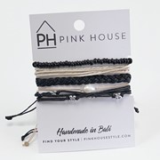 Arm Deco Pearl Color Stacks Pull Bracelets Set/5 32468 View 5