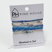 Arm Deco Color Stack Pull Bracelets Set/4 32489 View 6