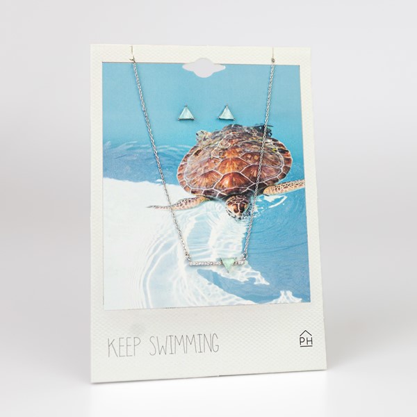 Keep Swimming Sentiment Card 16005