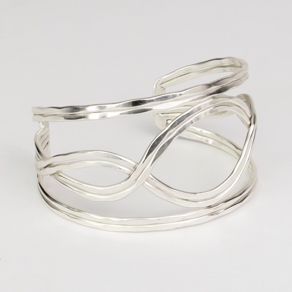 Sonia Hammered Metal Cuff Bracelet 32005